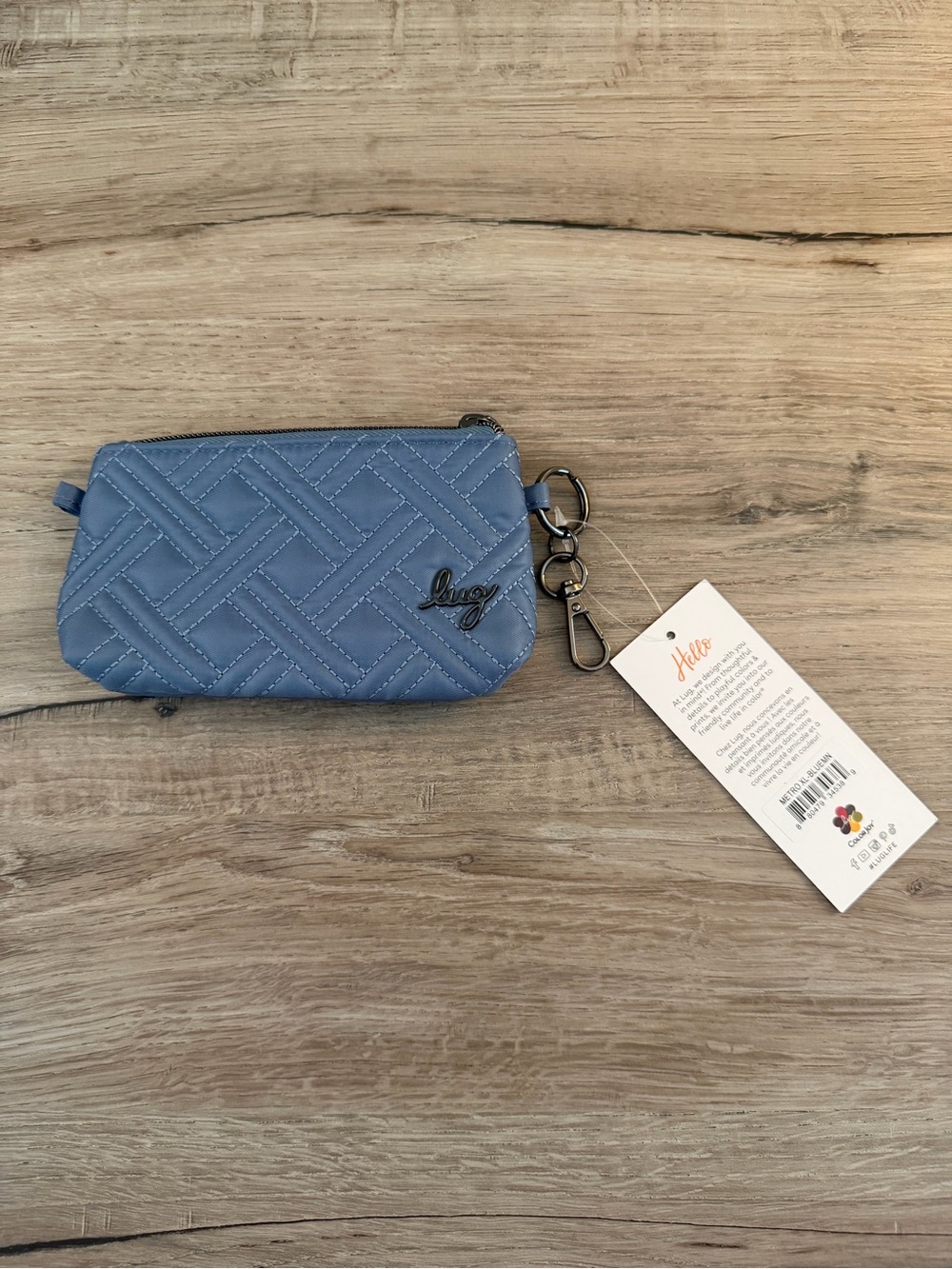 lug Metro XL Blue Moon Keychain Pouch - NWT